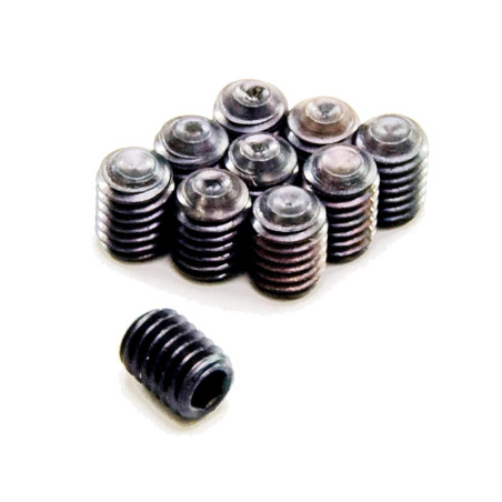 KYOSHO METALLIC HEADLESS SET SCREWS M3X4MM (10) 1-S53004