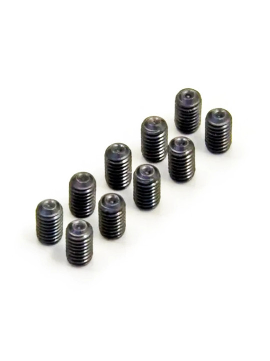 KYOSHO METALLIC HEADLESS SET SCREWS M3X5MM (10) 1-S53005