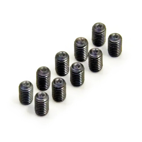 KYOSHO METALLIC HEADLESS SET SCREWS M3X5MM (10) 1-S53005