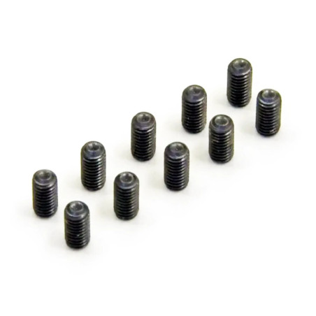 KYOSHO METALLIC HEADLESS SET SCREWS M3X6MM (10) 1-S53006