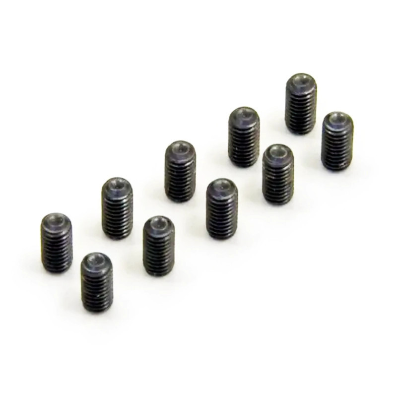 KYOSHO METALLIC HEADLESS SET SCREWS M3X6MM (10) 1-S53006
