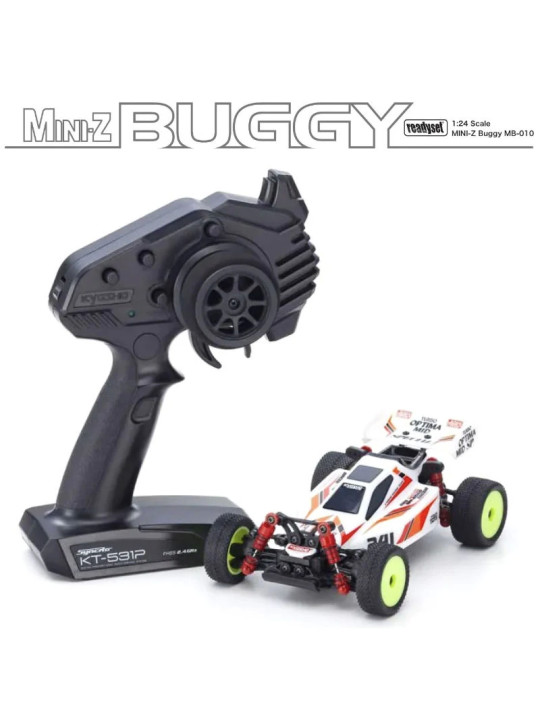KYOSHO MINI-Z MB010 READYSET 4WD TURBO OPTIMA MID SPECIAL - BLANC 32095W