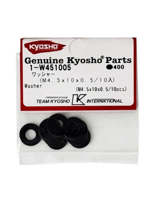 KYOSHO RONDELLES M4.5X10X0.5MM (10) 1-W451005