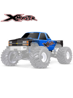 TRAXXAS CARROSSERIE X-MAXX MT CHEVY K1500 BLEUE COMPLETE 7697-BLUE