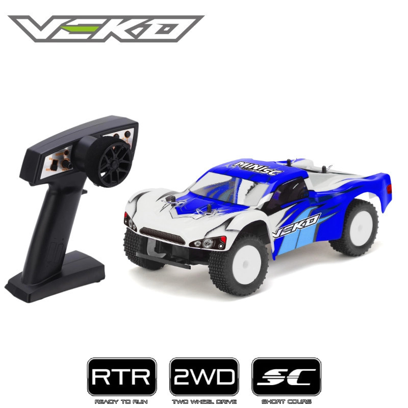 VEKO MINI SC BLUE 1:24 SHORT COURSE RTR WITH GYRO VK0002-BL