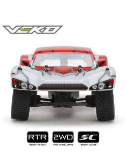 VEKO MINI SC ROUGE 1:24 SHORT COURSE RTR AVEC GYRO VK0002-RD