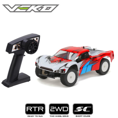 VEKO MINI SC RED 1:24 SHORT COURSE RTR WITH GYRO VK0002-RD