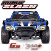 TRAXXAS MAXX SLASH 6S 4WD BRUSHLESS SHORT COURSE TRUCK BLUE TQi TSM RTR 102076-4-BLUE