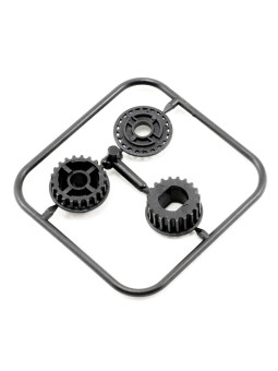 SERPENT PULLEY 2SP SHAFT 20+21T (2) SER804112