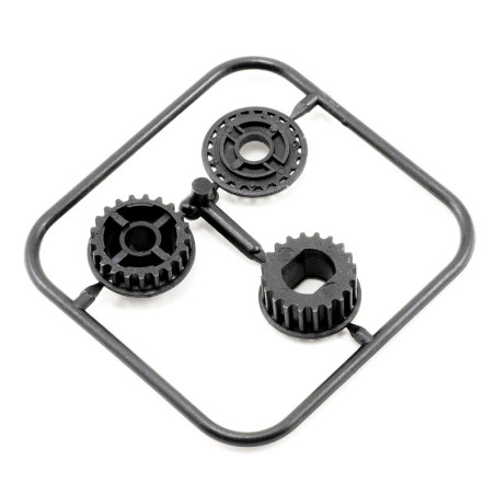 SERPENT PULLEY 2SP SHAFT 20+21T (2) SER804112