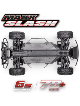 TRAXXAS MAXX SLASH 6S 4WD BRUSHLESS SHORT COURSE TRUCK RED TQi TSM RTR 102076-4-RED