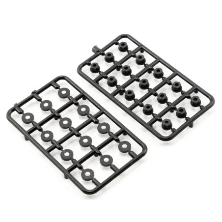 SERPENT RONDELLES/ECROU NYLON M3 (12+15) SER600126