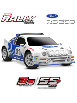 TRAXXAS MINI RALLY VXL-3S W/BATTERY / CHARGER USB TQi 2.4 GHZ RTR 108046-1-WHT