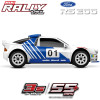 TRAXXAS MINI RALLY VXL-3S W/BATTERY / CHARGER USB TQi 2.4 GHZ RTR 108046-1-WHT