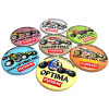 KYOSHO VINTAGE 4WD BUGGY BADGE (7PCS) 87526