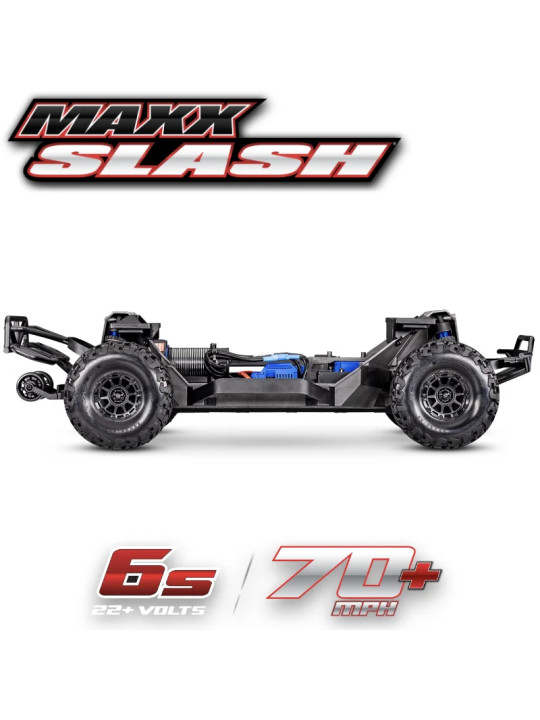 TRAXXAS MAXX SLASH 6S 4WD BRUSHLESS SHORT COURSE TRUCK VERT TQi TSM RTR 102076-4-GRN