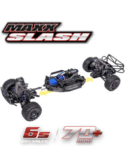 TRAXXAS MAXX SLASH 6S 4WD BRUSHLESS SHORT COURSE TRUCK GREEN TQi TSM RTR 102076-4-GRN