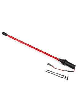 TRAXXAS ANTENNE FOUET A LED ROUGE (X1) – FUNCO - X-MONSTER 10992-RED