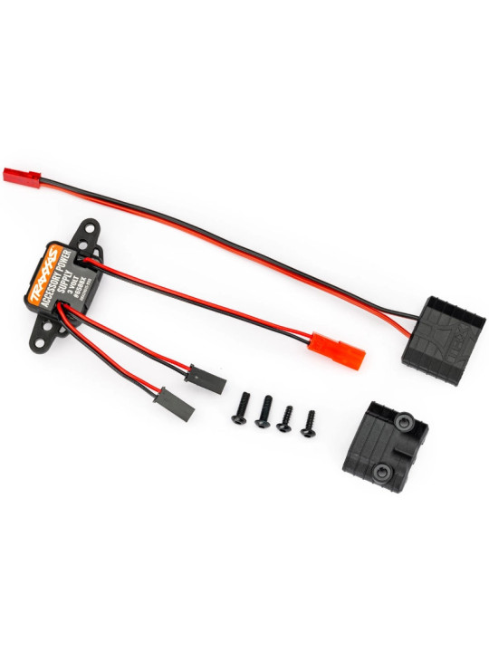 TRAXXAS ACCESSORY POWER SUPPLY (REGULATED, 3V, 3 AMP) / POWER TAP CONNECTOR 6588X