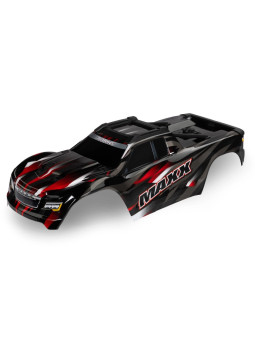 TRAXXAS CARROSSERIE WIDEMAXX PEINTE ET DECOREE ROUGE 8918R
