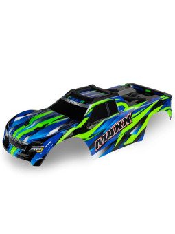 TRAXXAS CARROSSERIE WIDEMAXX PEINTE ET DECOREE VERTE 8918G
