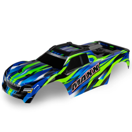 TRAXXAS CARROSSERIE WIDEMAXX PEINTE ET DECOREE VERTE 8918G