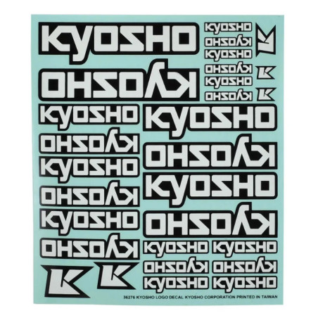 KYOSHO PLANCHE DE DECORATION KYOSHO LOGO (235X210MM) 36276B