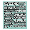 KYOSHO DECAL SHEET LOGO (235X210MM) 36276B