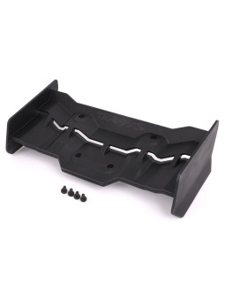 TRAXXAS WING BLACK / 4X12MM FCS (4) 7821