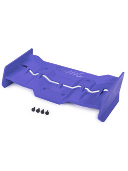 TRAXXAS WING BLUE / 4X12MM FCS (4) 7821X