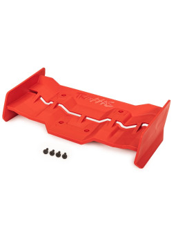 TRAXXAS WING RED / 4X12MM FCS (4) 7821R