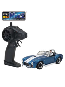KYOSHO FIRST MINI-Z 1:28 SHELBY COBRA 427 S/C 1960 BLUE 66610A