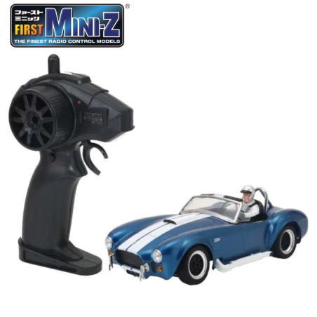 KYOSHO FIRST MINI-Z 1:28 SHELBY COBRA 427 S/C 1960 BLUE 66610A