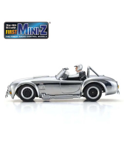 KYOSHO FIRST MINI-Z 1:28 SHELBY COBRA 427 S/C 1960 CHROME 66610C