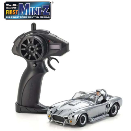 KYOSHO FIRST MINI-Z 1:28 SHELBY COBRA 427 S/C 1960 CHROME 66610C