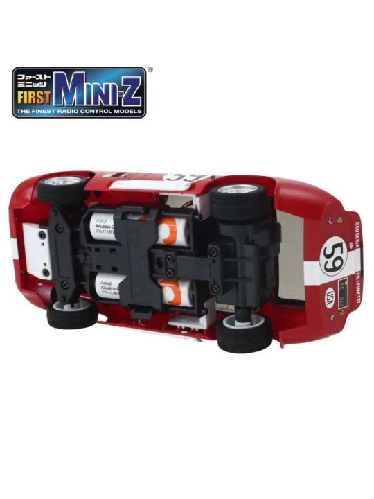 KYOSHO FIRST MINI-Z 1:28 SHELBY COBRA DAYTONA NO.59 ROUGE 66611A