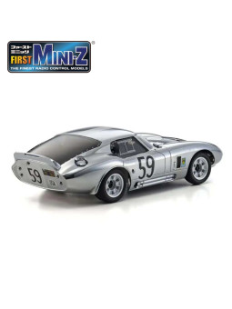 KYOSHO FIRST MINI-Z 1:28 SHELBY COBRA DAYTONA CHROME 66611C