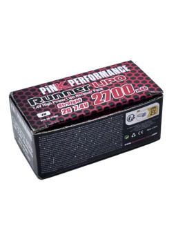 PINK RUNNER RX LIPO 2S 7.4V-2700 (JR) 90G - MP10-MP11 PP6-2S-2700H-MP10