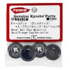 KYOSHO ECROUS DE ROUE BORGNES INFERNO 1/8 (4) GUN METAL IFW649GM