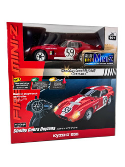 KYOSHO FIRST MINI-Z 1:28 SHELBY COBRA DAYTONA NO.59 ROUGE 66611A
