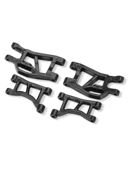 TRAXXAS BLACK FRONT UPPER & LOWER SUSPENSION ARMS (L&R) MINI SLASH - MINI RALLY 10831