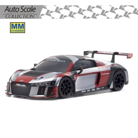 KYOSHO AUTOSCALE MINI-Z AUDI R8 LMS 2016 RED-GREY (W-MM) MZP246RGB