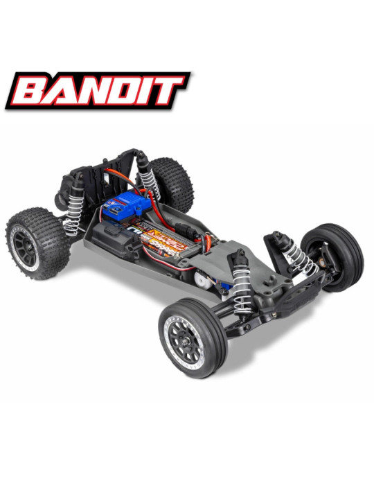 TRAXXAS BANDIT 4X2 BRUSHED AVEC ACCUS / CHARGEUR USB HD 24254-8