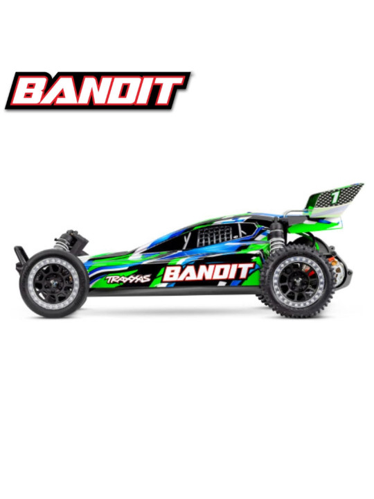 TRAXXAS BANDIT 4X2 BRUSHED WITH BATTERY / CHARGER USB HD 24254-8