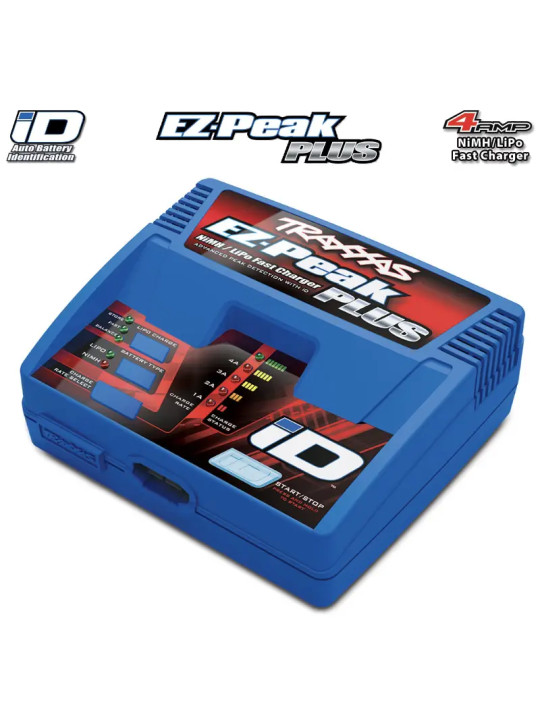 TRAXXAS BATTERY/CHARGER COMPLETER PACK ( 2970 ID® CHARGER (1), 2872X 5000MAH 11.1V 3-CELL 25C LIPO ID BATTERY (1) 2970G-3S
