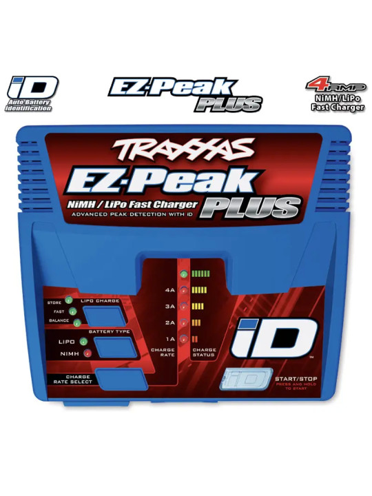 TRAXXAS CHARGEUR RAPIDE AC LIPO / NIMH 4A PRISE TRAXXAS 2970GX