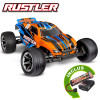 TRAXXAS RUSTLER 4X2 BRUSHED AVEC ACCUS / CHARGEUR USB HD 37254-8