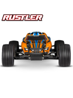 TRAXXAS RUSTLER 4X2 BRUSHED AVEC ACCUS / CHARGEUR USB HD 37254-8