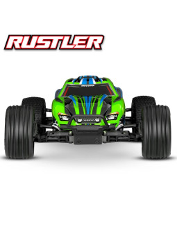 TRAXXAS RUSTLER 4X2 BRUSHED AVEC ACCUS / CHARGEUR USB HD 37254-8