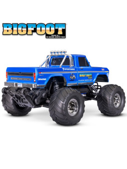TRAXXAS BIGFOOT CLASSIC 4X2 MONSTER TRUCK BRUSHED ACCUS / CHARGEUR USB 36234-8-CLASSIC
